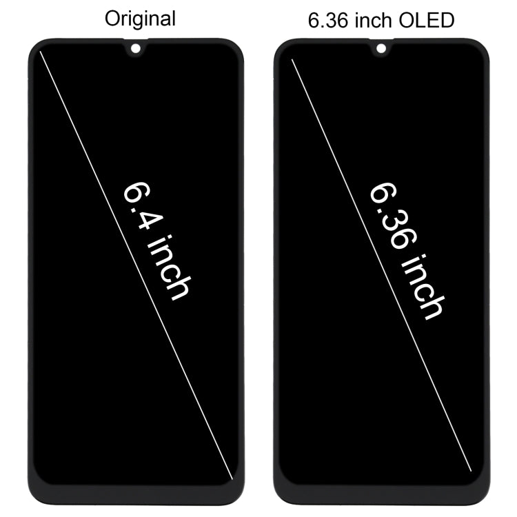 หน้าจอ LCD วัสดุ OLED และชุดประกอบ Digitizer สำหรับ Samsung Galaxy M30s SM-M307, For Samsung Galaxy M30s(6.36 inch OLED)