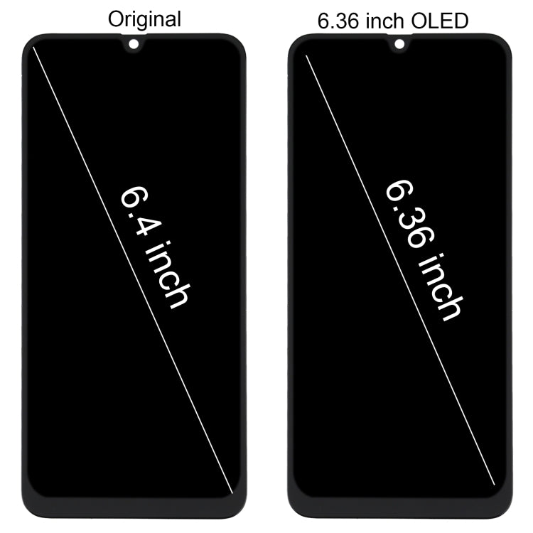 วัสดุ OLED หน้าจอแอลซีดีและชุดประกอบ Digitizer สำหรับ Samsung Galaxy M31 / Galaxy M31 Prime SM-M315, For Samsung Galaxy M31(6.36 inch OLED)