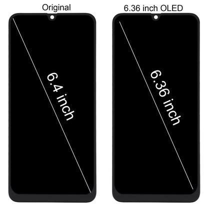 วัสดุ OLED หน้าจอแอลซีดีและชุดประกอบ Digitizer สำหรับ Samsung Galaxy M31 / Galaxy M31 Prime SM-M315, For Samsung Galaxy M31(6.36 inch OLED)
