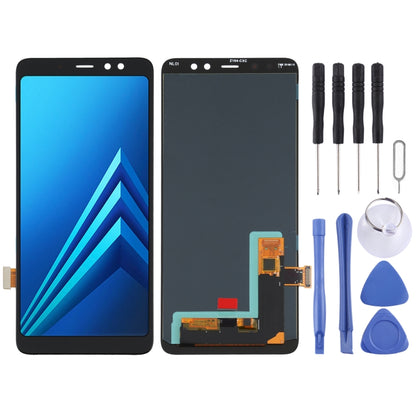 หน้าจอ LCD วัสดุ OLED และชุดประกอบ Digitizer สำหรับ Samsung Galaxy A8 + (2018) SM-A730, For Samsung Galaxy A8+ (2018) (OLED Material)