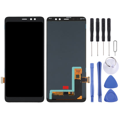 หน้าจอ LCD วัสดุ OLED และชุดประกอบ Digitizer สำหรับ Samsung Galaxy A8 + (2018) SM-A730, For Samsung Galaxy A8+ (2018) (OLED Material)