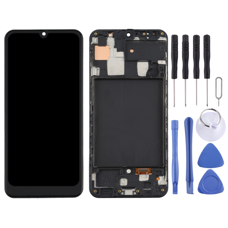 หน้าจอแอลซีดีวัสดุ TFT และชุดประกอบ Digitizer พร้อมกรอบสำหรับ Samsung Galaxy A50 (US Edition) SM-A505U, For Samsung Galaxy A50 (US Edition) (TFT)