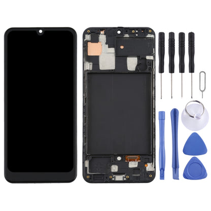 หน้าจอแอลซีดีวัสดุ TFT และชุดประกอบ Digitizer พร้อมกรอบสำหรับ Samsung Galaxy A50 (US Edition) SM-A505U, For Samsung Galaxy A50 (US Edition) (TFT)
