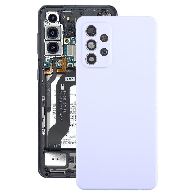 สำหรับ Samsung Galaxy A52 5G/4G ฝาหลังแบตเตอรี่พร้อมฝาครอบเลนส์กล้อง, For Samsung Galaxy A52 5G / A52 4G, For Samsung Galaxy A52 5G / A52 4G(with Camera Lens Frame)