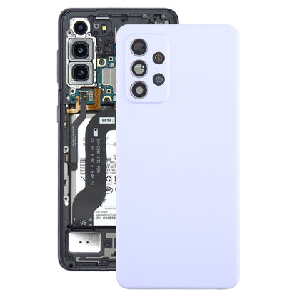 สำหรับ Samsung Galaxy A52 5G/4G ฝาหลังแบตเตอรี่พร้อมฝาครอบเลนส์กล้อง, For Samsung Galaxy A52 5G / A52 4G, For Samsung Galaxy A52 5G / A52 4G(with Camera Lens Frame)