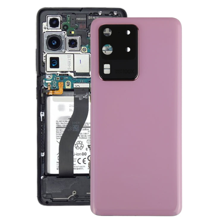 สำหรับฝาหลังแบตเตอรี่ Samsung Galaxy S20 Ultra พร้อมฝาครอบเลนส์กล้อง, For Samsung Galaxy S20 Ultra(with Camera Cover)