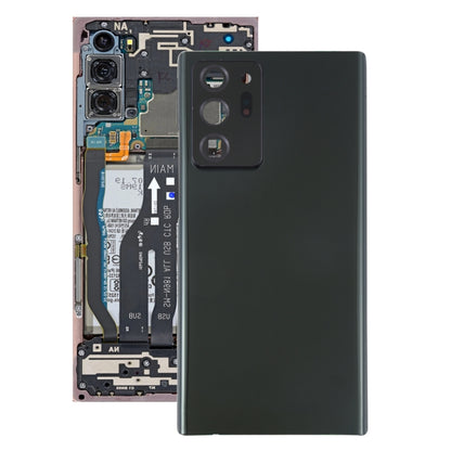 สำหรับ Samsung Galaxy Note20 Ultra ฝาหลังแบตเตอรี่พร้อมฝาครอบเลนส์กล้อง, For Samsung Galaxy Note20 Ultra(with Camera Cover)