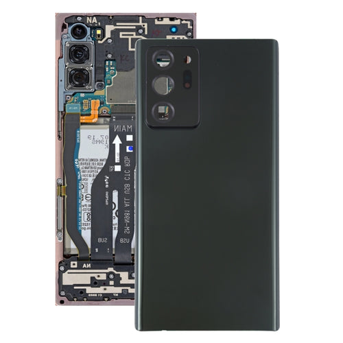 สำหรับ Samsung Galaxy Note20 Ultra ฝาหลังแบตเตอรี่พร้อมฝาครอบเลนส์กล้อง, For Samsung Galaxy Note20 Ultra(with Camera Cover)