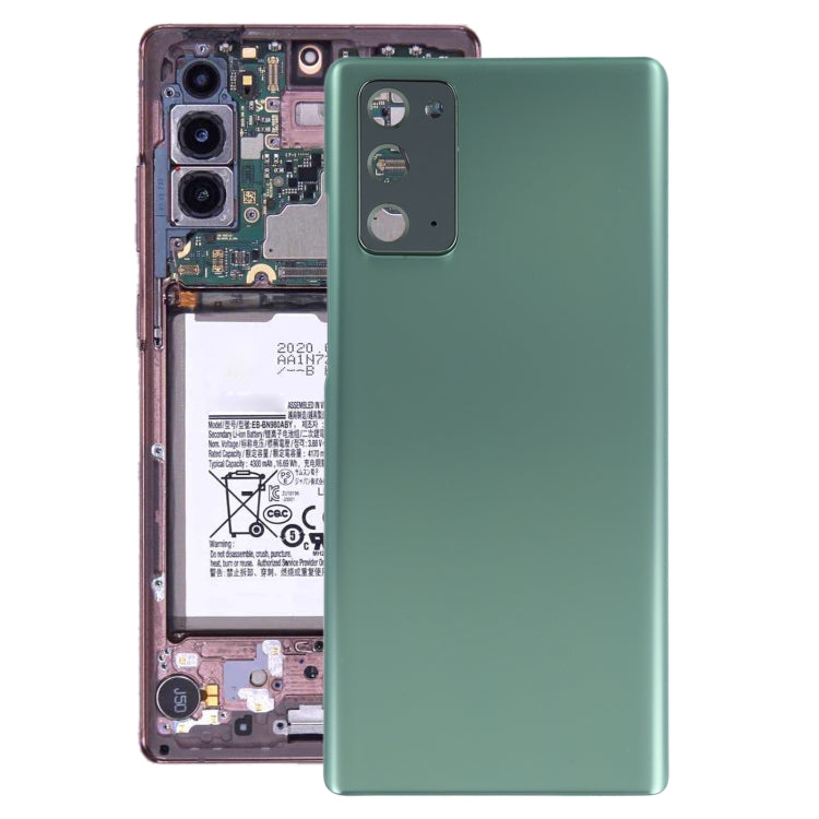 สำหรับ Samsung Galaxy Note20 ฝาหลังแบตเตอรี่พร้อมฝาครอบเลนส์กล้อง, For Samsung Galaxy Note20(with Camera Cover)