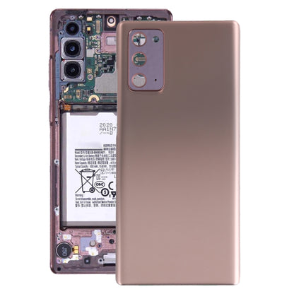 สำหรับ Samsung Galaxy Note20 ฝาหลังแบตเตอรี่พร้อมฝาครอบเลนส์กล้อง, For Samsung Galaxy Note20(with Camera Cover)
