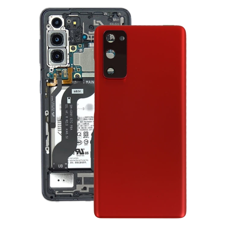 สำหรับ Samsung Galaxy S20 FE ฝาหลังแบตเตอรี่พร้อมฝาครอบเลนส์กล้อง, For Samsung Galaxy S20 FE(with Camera Cover)