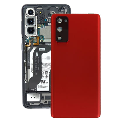 สำหรับ Samsung Galaxy S20 FE ฝาหลังแบตเตอรี่พร้อมฝาครอบเลนส์กล้อง, For Samsung Galaxy S20 FE(with Camera Cover)