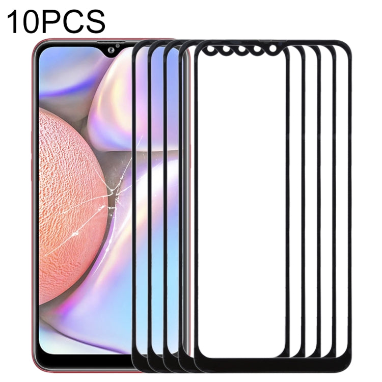 สำหรับ Samsung Galaxy A10s 10 ชิ้นหน้าจอด้านหน้าเลนส์กระจกด้านนอก, For Samsung Galaxy A10s
