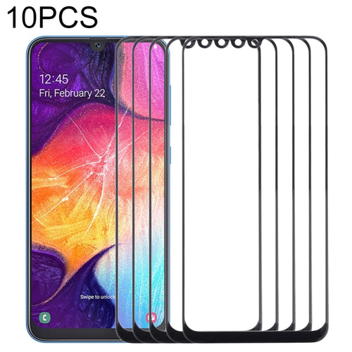 สำหรับ Samsung Galaxy A50 / A30 / M30 / A4S 10 ชิ้นหน้าจอด้านหน้าเลนส์กระจกด้านนอก, For Samsung Galaxy A50
