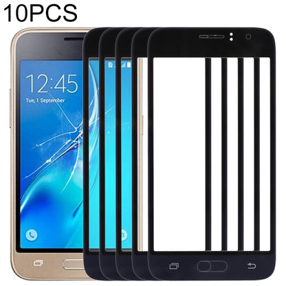 สำหรับ Samsung Galaxy J1 (2016) / J120 10 ชิ้นหน้าจอด้านหน้าเลนส์กระจกด้านนอก, For Samsung Galaxy J1 (2016)