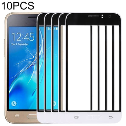สำหรับ Samsung Galaxy J1 (2016) / J120 10 ชิ้นหน้าจอด้านหน้าเลนส์กระจกด้านนอก, For Samsung Galaxy J1 (2016)
