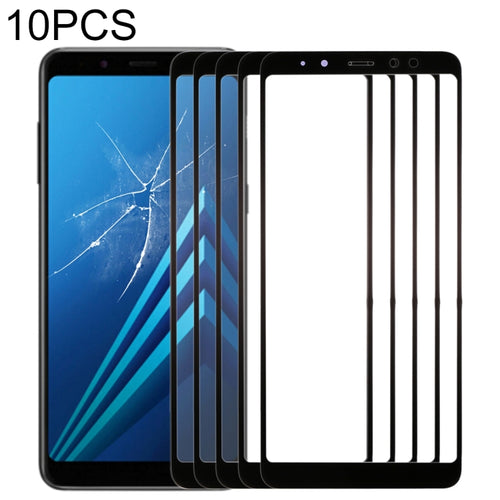 สำหรับ Samsung Galaxy A8 (2018) 10 ชิ้นหน้าจอด้านหน้าเลนส์กระจกด้านนอก, For Samsung Galaxy A8 (2018)
