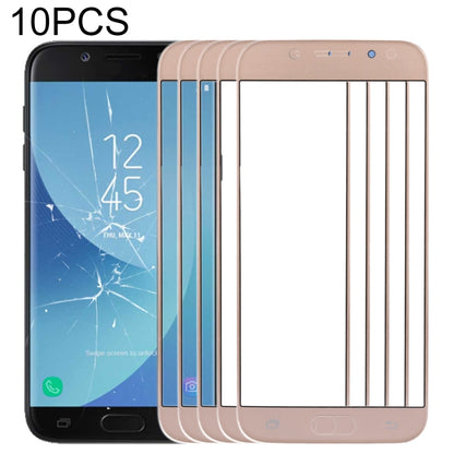 สำหรับ Samsung Galaxy J5 (2017) / J530 10 ชิ้นหน้าจอด้านหน้าเลนส์กระจกด้านนอก, For Samsung Galaxy J5 (2017)