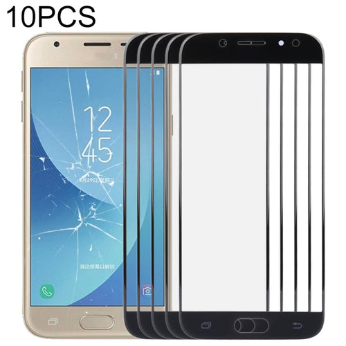 สำหรับ Samsung Galaxy J3 2017/J330 10 ชิ้นหน้าจอด้านหน้าเลนส์กระจกด้านนอก, For Samsung Galaxy J3 (2017)