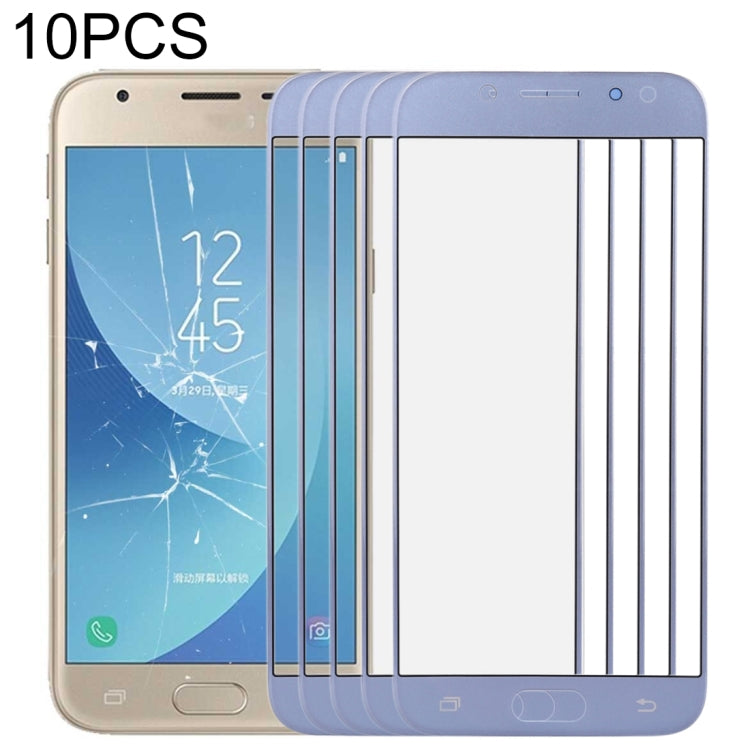 สำหรับ Samsung Galaxy J3 2017/J330 10 ชิ้นหน้าจอด้านหน้าเลนส์กระจกด้านนอก, For Samsung Galaxy J3 (2017)
