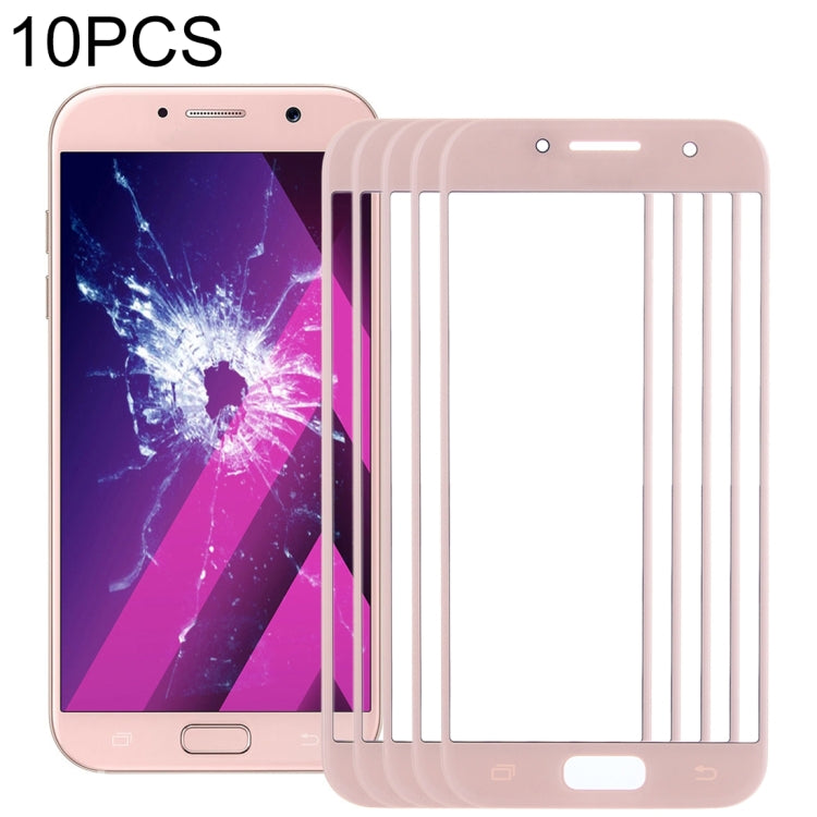 สำหรับ Samsung Galaxy A7 (2017) / A720 10 ชิ้นหน้าจอด้านหน้าเลนส์กระจกด้านนอก, For Samsung Galaxy A7 (2017)
