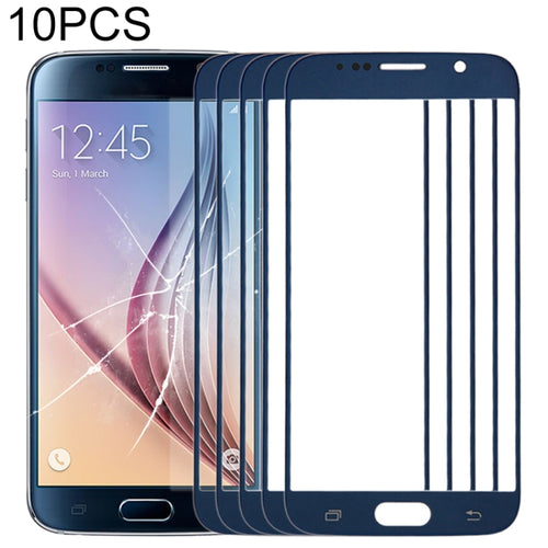 สำหรับ Samsung Galaxy S6 / G920F 10 ชิ้นหน้าจอด้านหน้าเลนส์กระจกด้านนอก, For Samsung Galaxy S6