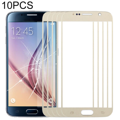 สำหรับ Samsung Galaxy S6 / G920F 10 ชิ้นหน้าจอด้านหน้าเลนส์กระจกด้านนอก, For Samsung Galaxy S6