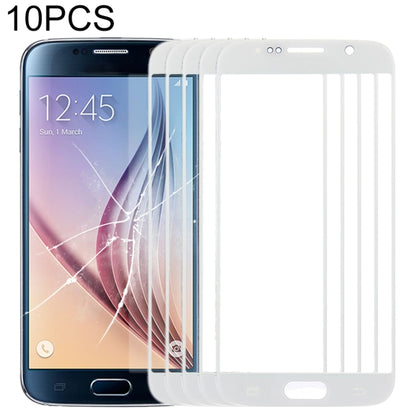 สำหรับ Samsung Galaxy S6 / G920F 10 ชิ้นหน้าจอด้านหน้าเลนส์กระจกด้านนอก, For Samsung Galaxy S6