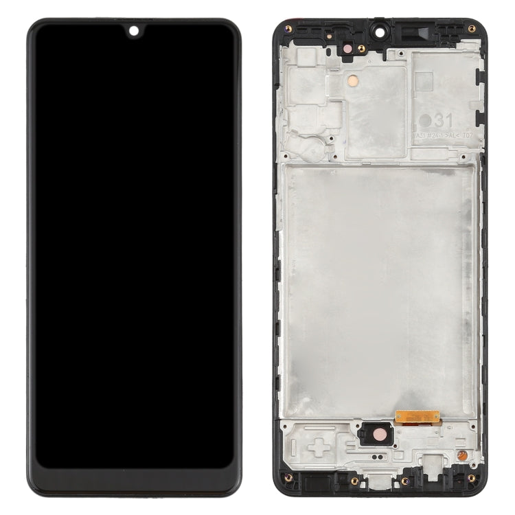 วัสดุ OLED หน้าจอแอลซีดีและชุดประกอบDigitizerพร้อมกรอบสำหรับSamsung Galaxy A31 SM-A315 (6.33 นิ้ว), For Samsung Galaxy A31(6.33 inch)