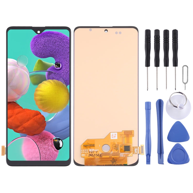 วัสดุ OLED หน้าจอแอลซีดีและชุดประกอบ Digitizer สำหรับ Samsung Galaxy A51 4G SM-A515 (6.36 นิ้ว), For Samsung Galaxy A51 4G (6.36 inch)