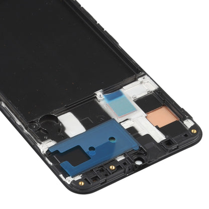 วัสดุ OLED หน้าจอแอลซีดีและชุดประกอบDigitizerพร้อมกรอบสำหรับSamsung Galaxy A50 SM-A505, For Samsung Galaxy A50 (6.36 inch OLED)