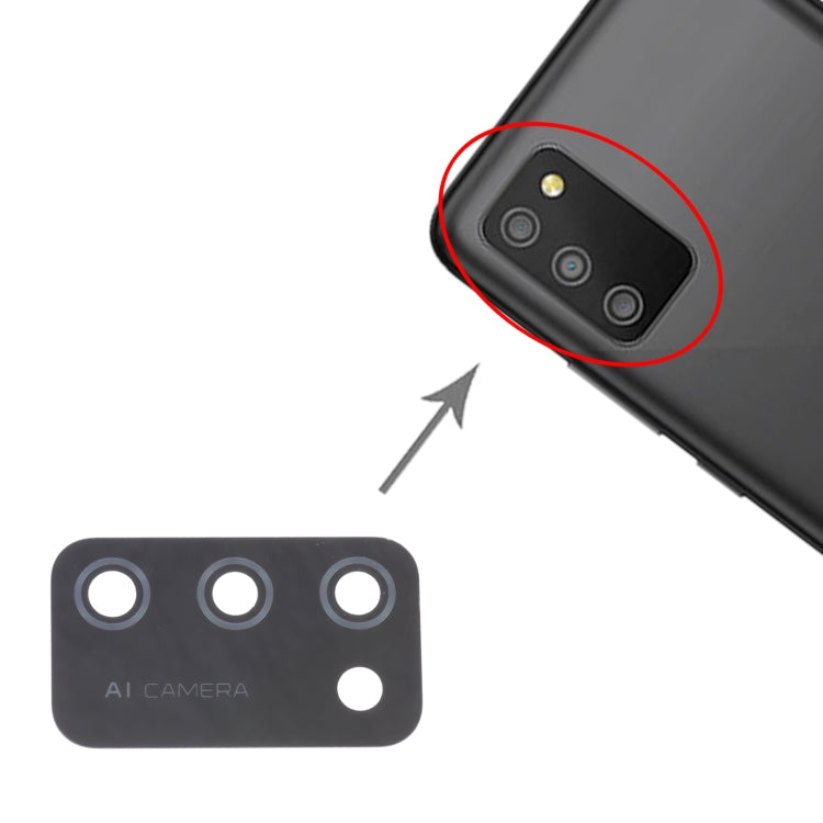 สำหรับ Samsung Galaxy M02S SM-M025 10 ชิ้นเลนส์กล้องด้านหลัง, For Samsung Galaxy M02s