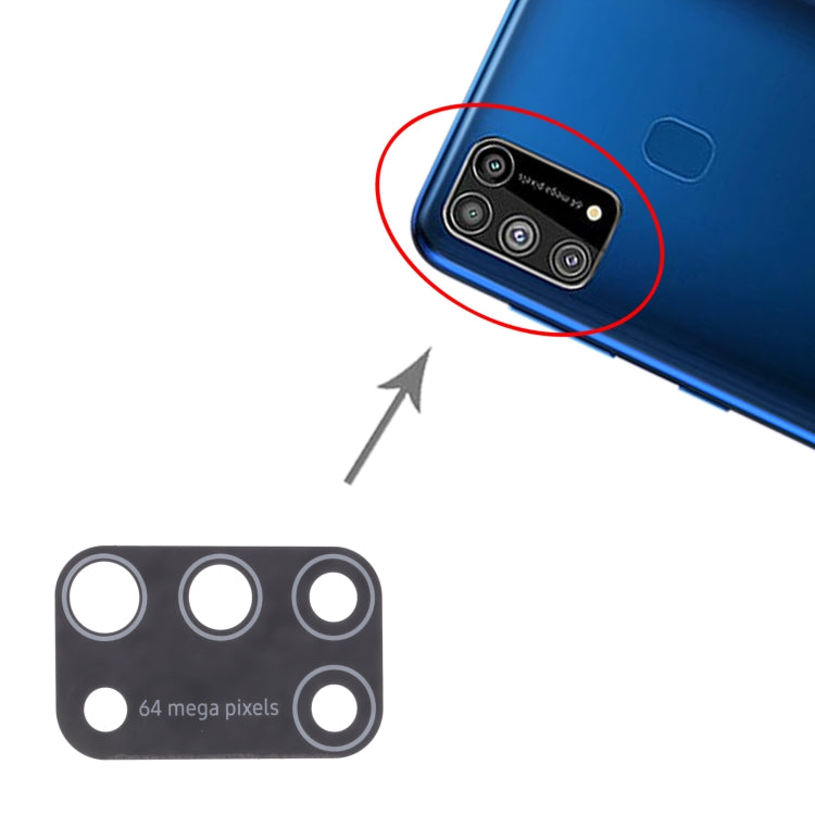 สำหรับ Samsung Galaxy M31 / Galaxy M31 นายกรัฐมนตรี SM-M315 10 ชิ้นเลนส์กล้องด้านหลัง, For Samsung Galaxy M31 / Galaxy M31 Prime