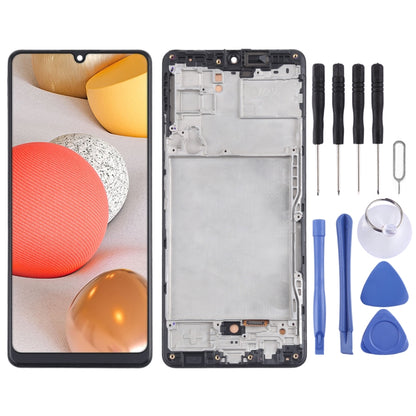 วัสดุ TFT หน้าจอแอลซีดีและชุดประกอบDigitizerพร้อมกรอบสำหรับSamsung Galaxy A42 5G SM-A426, ไม่รองรับการระบุลายนิ้วมือ, For Samsung Galaxy A42 5G (TFT)