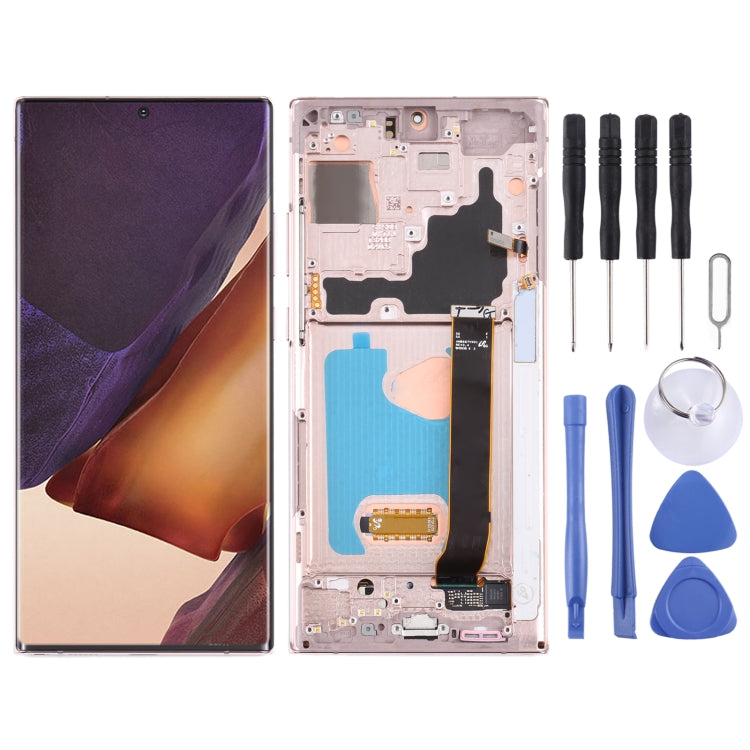 หน้าจอแอลซีดีและชุดประกอบDigitizerพร้อมกรอบสำหรับรุ่นSamsung Galaxy Note20 Ultra SM-N986 5G, For Samsung Galaxy Note20 Ultra (5G), For Samsung Galaxy Note20 Ultra(5G)