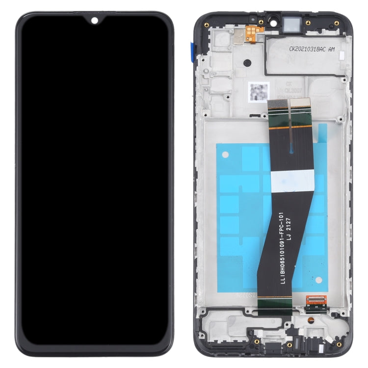 หน้าจอแอลซีดีและชุดประกอบDigitizerพร้อมกรอบสำหรับSamsung Galaxy M02s (เวอร์ชันNL), For Samsung Galaxy M02s (NL)