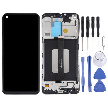 หน้าจอแอลซีดีต้นฉบับและชุดประกอบDigitizerพร้อมกรอบสำหรับSamsung Galaxy A60 SM-A606, For Samsung Galaxy A60(Original)