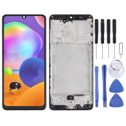 หน้าจอแอลซีดีต้นฉบับและชุดประกอบDigitizerพร้อมกรอบสำหรับSamsung Galaxy A31 SM-A315, For Samsung Galaxy A31(Original)