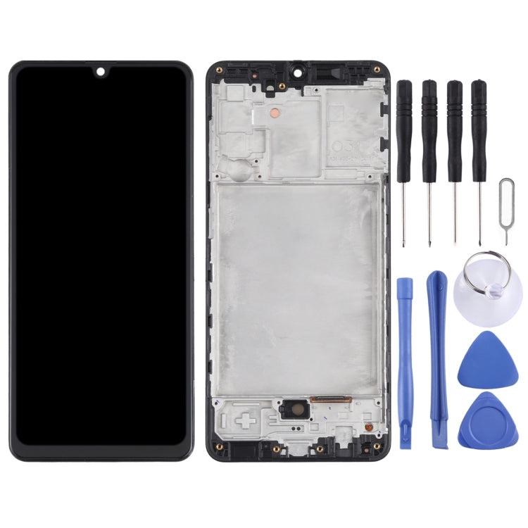 หน้าจอแอลซีดีต้นฉบับและชุดประกอบDigitizerพร้อมกรอบสำหรับSamsung Galaxy A31 SM-A315, For Samsung Galaxy A31(Original)