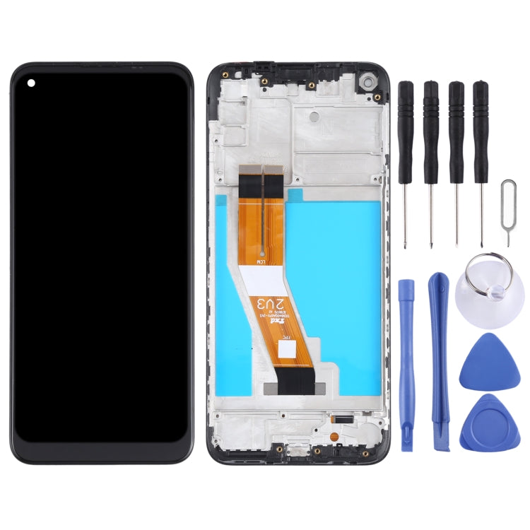 หน้าจอ LCD ต้นฉบับและชุดประกอบ Digitizer พร้อมกรอบสำหรับ Samsung Galaxy M11 SM-M115, For Samsung Galaxy M11(Original)