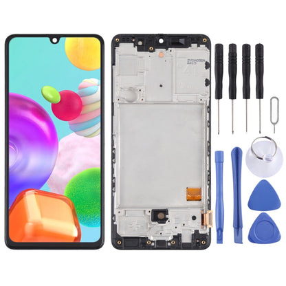 หน้าจอแอลซีดีต้นฉบับและชุดประกอบDigitizerพร้อมกรอบสำหรับSamsung Galaxy A41 SM-A415, For Samsung Galaxy A41(Original)
