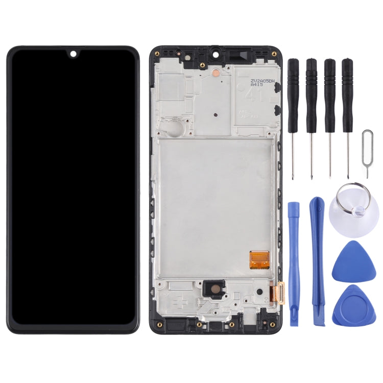 หน้าจอแอลซีดีต้นฉบับและชุดประกอบDigitizerพร้อมกรอบสำหรับSamsung Galaxy A41 SM-A415, For Samsung Galaxy A41(Original)