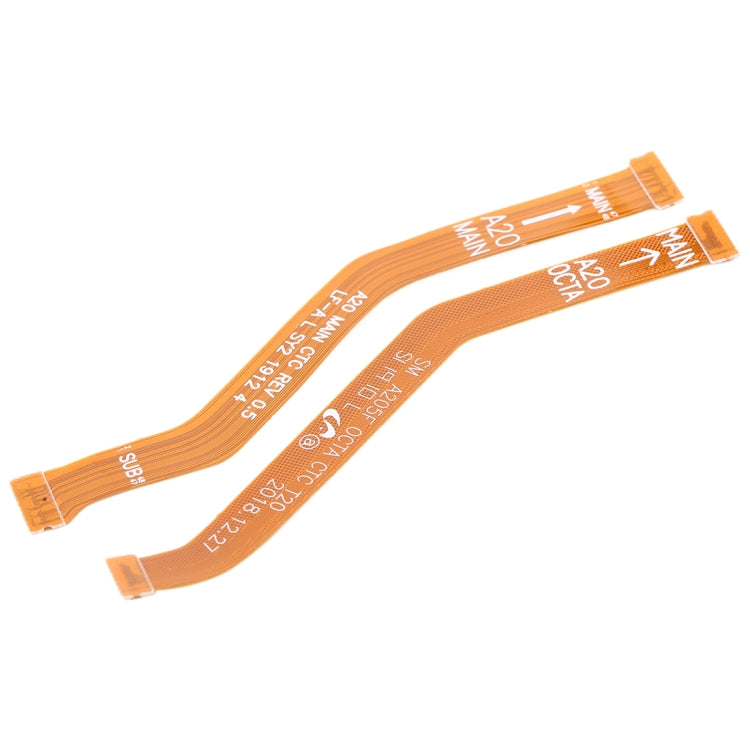 สำหรับ Galaxy A20 เมนบอร์ด Flex Cable + LCD Flex Cable, For Samsung Galaxy A20