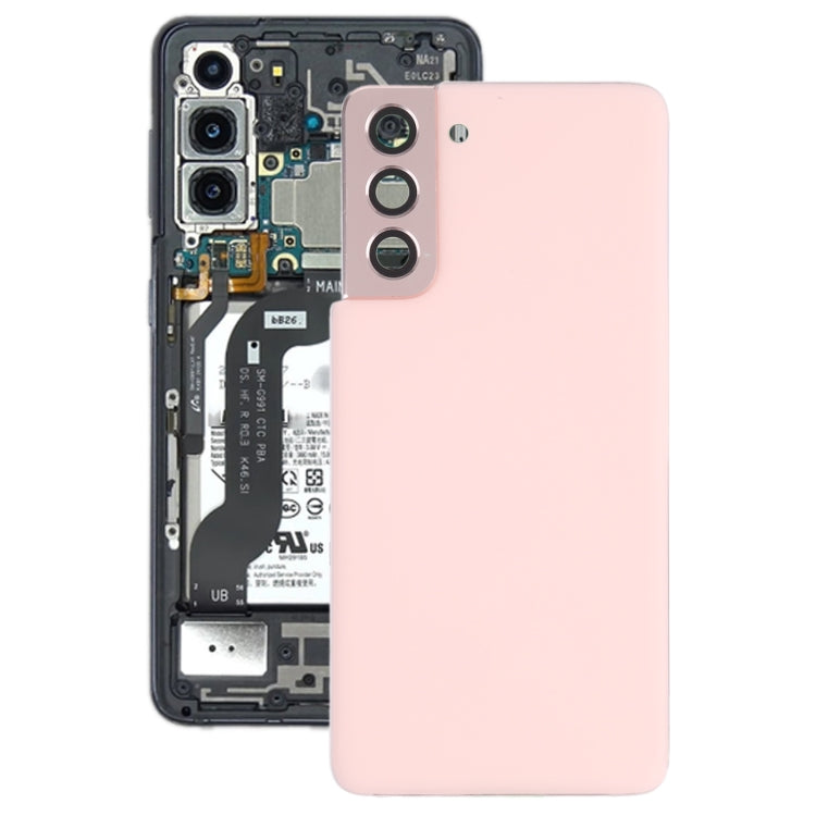 สำหรับ Samsung Galaxy S21 5G ฝาหลังแบตเตอรี่พร้อมฝาครอบเลนส์กล้อง, For Samsung Galaxy S21 5G(with Camera Cover)