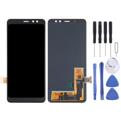 หน้าจอแอลซีดีวัสดุ OLED และชุดประกอบ Digitizer สำหรับ Samsung Galaxy A8 (2018) / A5 (2018) SM-A530, For Samsung Galaxy A8 (2018) (OLED Material)