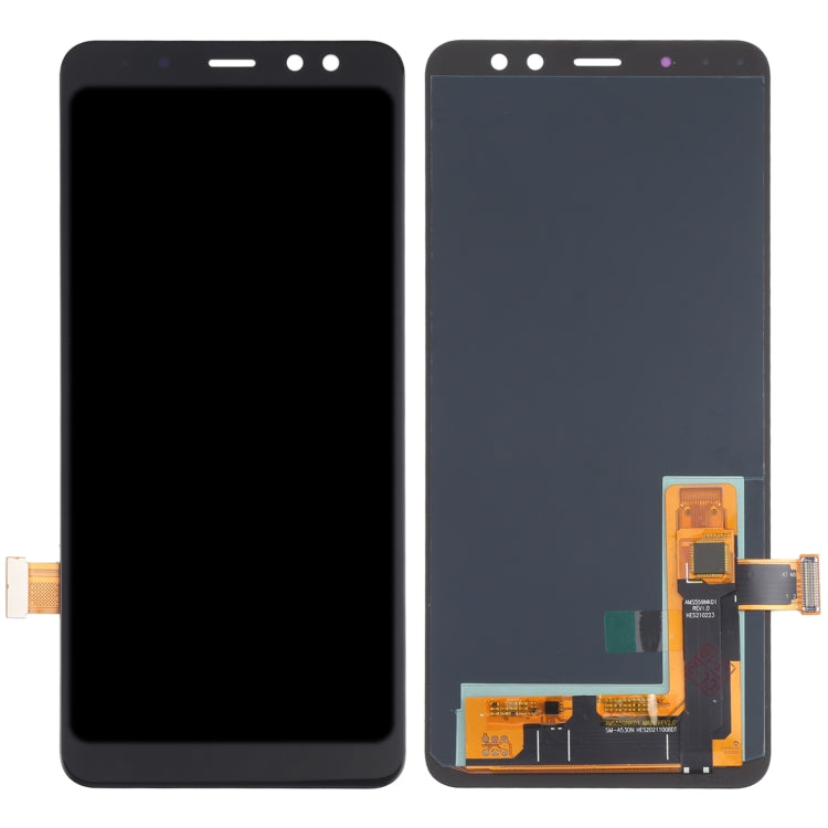 หน้าจอแอลซีดีวัสดุ OLED และชุดประกอบ Digitizer สำหรับ Samsung Galaxy A8 (2018) / A5 (2018) SM-A530, For Samsung Galaxy A8 (2018) (OLED Material)