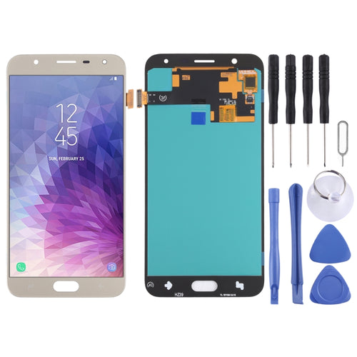 หน้าจอ OLED วัสดุ LCD และชุดประกอบ Digitizer สำหรับ Samsung Galaxy J4 2018 SM-J400, For Samsung Galaxy J4 (OLED Material), For Galaxy J4 (OLED)