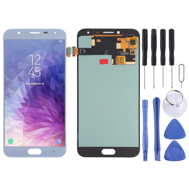 หน้าจอ OLED วัสดุ LCD และชุดประกอบ Digitizer สำหรับ Samsung Galaxy J4 2018 SM-J400, For Samsung Galaxy J4 (OLED Material), For Galaxy J4 (OLED)