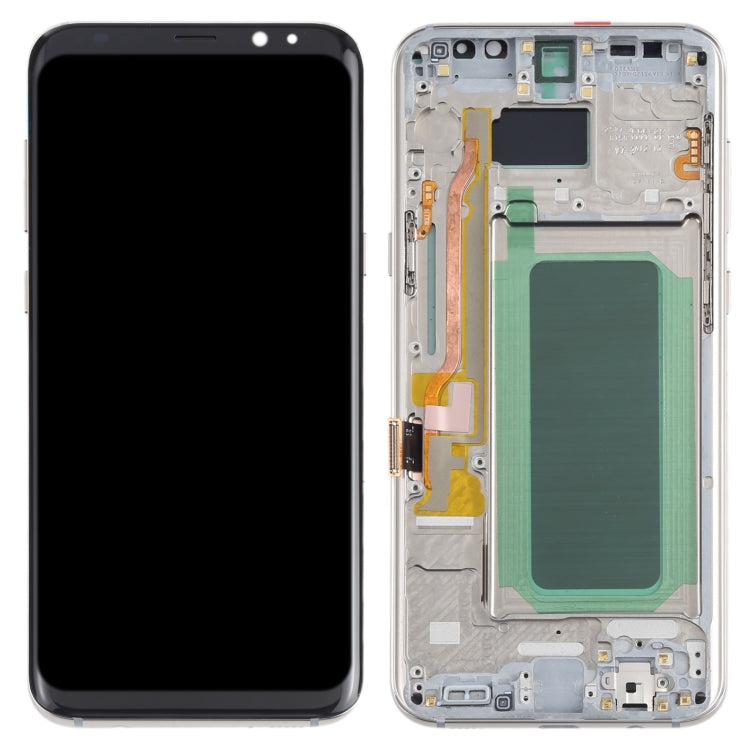 หน้าจอ LCD วัสดุ OLED และชุดประกอบDigitizerพร้อมกรอบสำหรับSamsung Galaxy S8 + SM-G955, For Samsung Galaxy S8+, For Samsung Galaxy S8+(OLED)