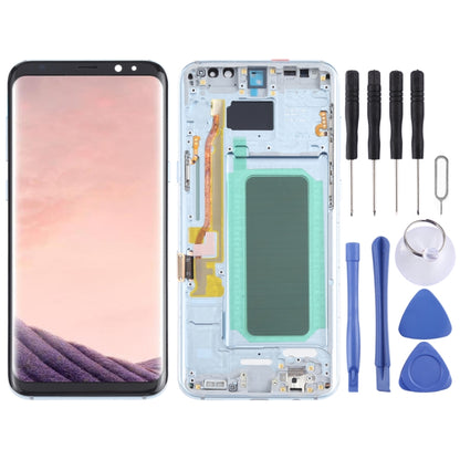 หน้าจอ LCD วัสดุ OLED และชุดประกอบDigitizerพร้อมกรอบสำหรับSamsung Galaxy S8 + SM-G955, For Samsung Galaxy S8+, For Samsung Galaxy S8+(OLED)
